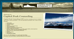 Desktop Screenshot of capitolpeakcounseling.com