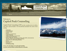 Tablet Screenshot of capitolpeakcounseling.com